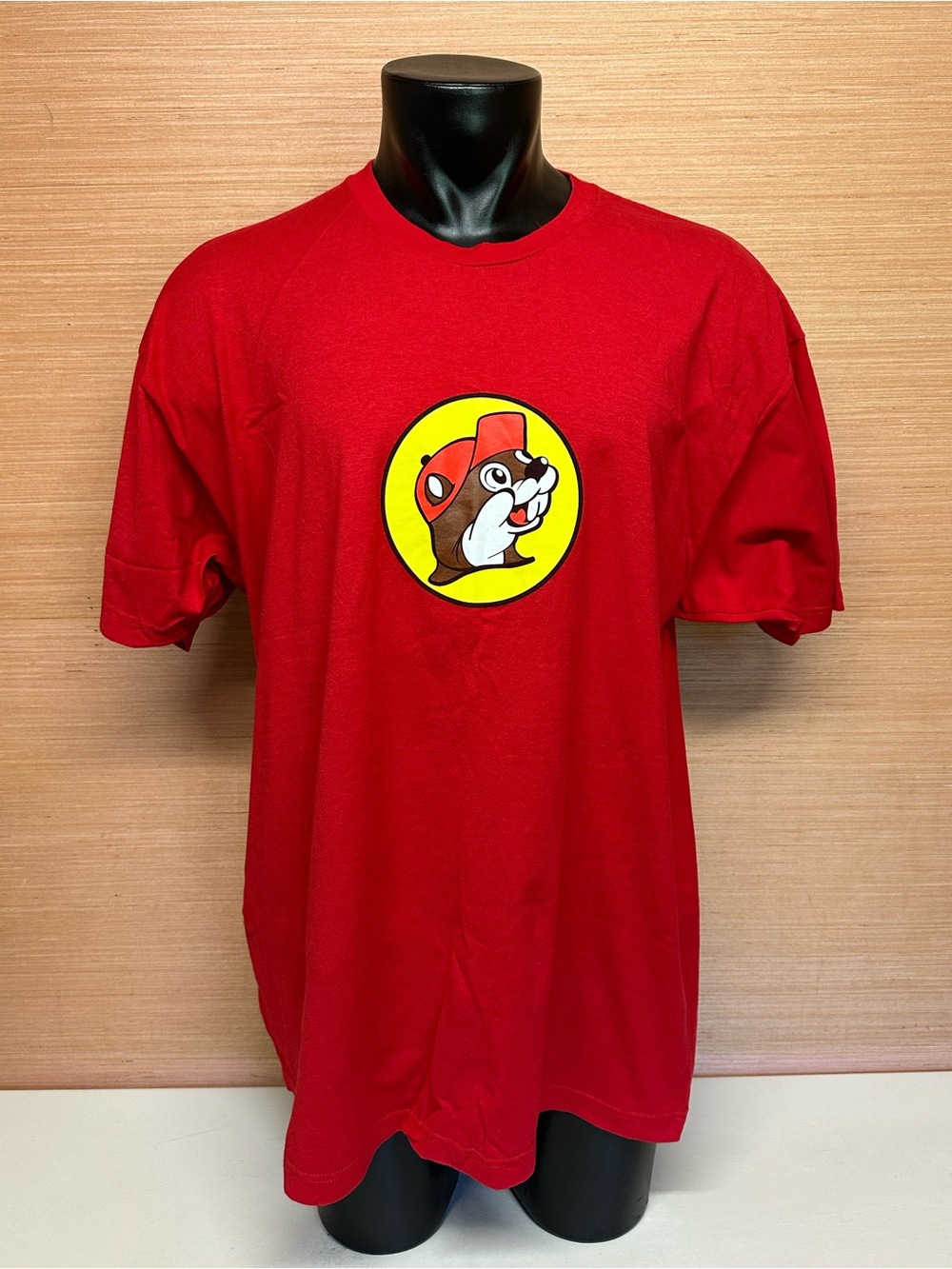 Buc-ee's Red Basic Short Sleeve T-Shirt Adult Size 2XL